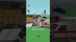 BeamNG But It's Roblox #roblox #destruction #random