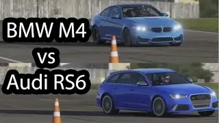 2015 BMW M4 vs 2016 Audi RS6 Top Gear
