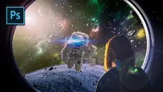 Coming Home | Space Manipulation | Photoshop Art