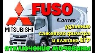 Mitsubishi Fuso Canter евро 5: отключение мочевины (AdBlue), удаление сажевого фильтра (DPF)