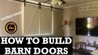 How to Build a Barn Door - Double Sided