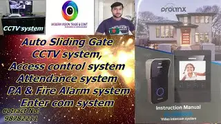Prolynx video door phone  Enter com sysytem