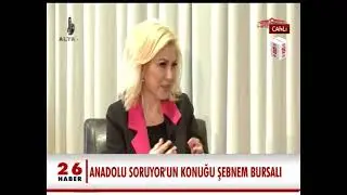 ANADOLU SORUYOR'UN KONUĞU ŞEBNEM BURSALI