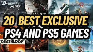 TOP 20 BEST EXCLUSIVE PS4 AND PS5 GAMES