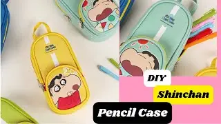 DIY Shinchan Pencil Case / How to Make Kawaii Pencil Case at home / easy paper crafts