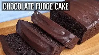 CHOCOLATE FUDGE CAKE Recipe | Moist Chocolate Cake