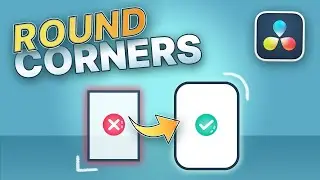 How to ROUND Corners in Davinci Resolve | Round Rectangles or Circle Crop Made Easy