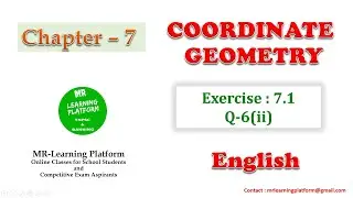 Chapter7 | Ex.7.1 - Q-6-(ii) | Coordinate Geometry | NCERT MATH | Class 10  | CBSE - in English