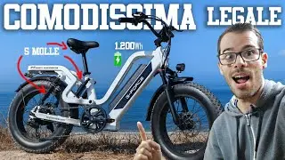 La bici elettrica più comoda e prestante: G Force RS ST