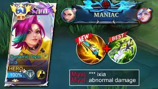 IXIA BEST PERFECT BUILD FOR SOLO RANKED (101% insane damage) - MLBB