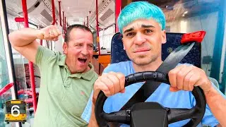 WE TOOK THE BUS OUT ON THE STREET FOR THE FIRST TIME!