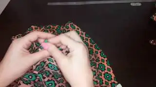 Как сшить модную блузку из старого платья.БЛУЗКА С БАСКОЙ.