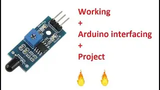 Flame Sensor Working | Arduino interfacing | Project | Hindi
