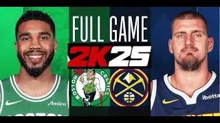 NBA 2K25 CELTICS VS NUGGETS PRE SEASON PS5SLIM GAMEPLAY