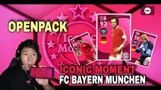 OPEN PACK ICONIC MOMENT FC BAYERN MUNCHEN EFOOTBALL 2021 MOBILE