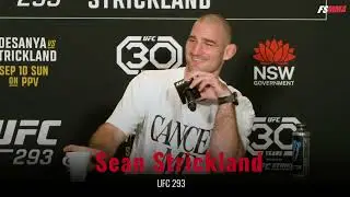 Sean Strickland full UFC 293 pre-fight media day interview