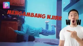 Cara edit foto melayang (levitasi) di udara | PicsArt tutorial