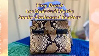 Tory Burch Lee Radziwill. Mislabeled size from Saks. What fits. Review. Unboxing/unwrapping.