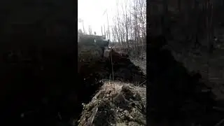Эо ЮМЗ спуск с дороги