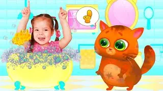 Полная История для детей как Настя попала в игру к котику Bubbu