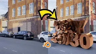 Slo Mo CGI Bullet Destruction | Blender VFX Tutorial