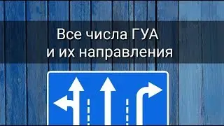 ВСЕ ЧИСЛА ГУА И ИХ НАПРАВЛЕНИЯ