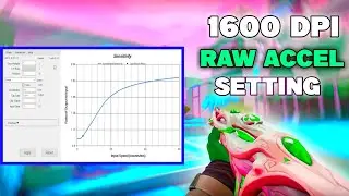 Best Raw Accel Setting 1600 Dpi  || Raw Accel Settings For Valorant