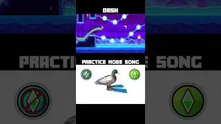 [MASHUP] Dash + Stay Inside Me (Practice Mode Song) | Geometry Dash 2.2 #shorts