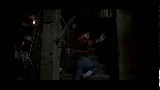 Amityville Pratfall Down Stairs