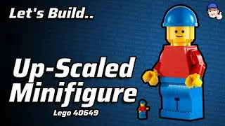 Let's Build Lego 40649 Up-Scaled LEGO Minifigure pt1 #Lego #Minifigure #minifigures #AllBricksCount