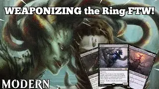 WEAPONIZING the Ring FTW! | Mono Black No Coffers | Modern | MTGO