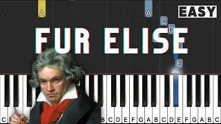 Fur Elise - Beethoven | Piano Tutorial (EASY)