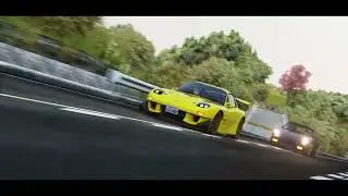 Assetto Corsa Initial D x Wangan MIdnight| Keisuke Takahashi vs Shima Tatsuya