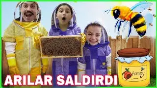 BAHÇEDE ARI KOVANINI AÇTIK! HER YERE ARILAR SALDIRDI !