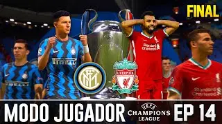 FINAL DE UEFA CHAMPIONS LEAGUE | INTER VS LIVERPOOL | FIFA 21 Modo Jugador Inter de Milán - EP 14