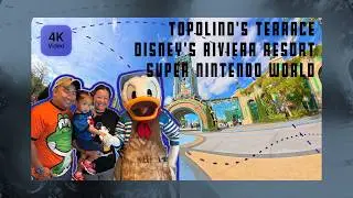 Topolino's Terrace Character Breakfast, and Super Nintendo World Epic Universe in 4K!