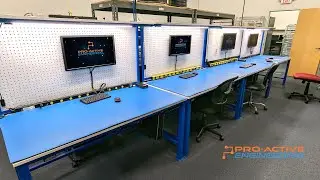 New Box Build workstations at Pro-Active Engineering