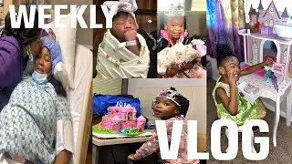 I went into labor on my 5 year old daughters Birthday 😱 #momlife #vlog