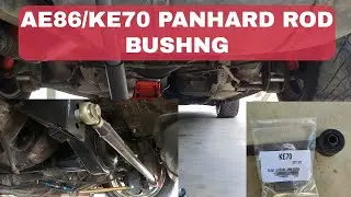Episode #3 - bushing lagi geng! #KE70 #AE86 Panhard Rod Bush / Lateral Rod Bush! #Shopee kan ada!