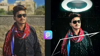 Tiktok Ring Light Effcet || triangle effect photo editing || PicsArt Editing Tutorial||editer choice