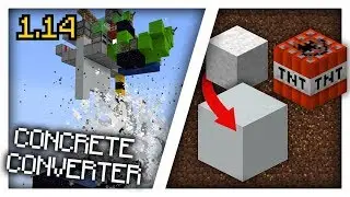[Tutorial] Fast Concrete Converter using TNT Duper in 1.14+ (18,000 items/h)