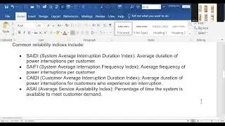 Reliability indices introduction and types
