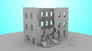 Houdini - Building Destruction | Hard & Soft constraints