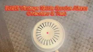 INSANELY RARE Kidde/Fire Alert RSD-117AL Smoke Alarm (From the 1970s!)