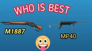 FREE FIRE M1887 VS MP40 WHO IS BEST SHOUTRANGE WEPION