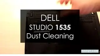 Dell Studio 1535 Fan Dust Cleaning (+Keyboard Clean Up).