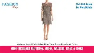 ★★★ Adrianna Papell Embellished Fit & Flare Dress (Regular & Petite) ★★★