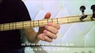 1 dakikada Caddelerde Rüzgarı bağlama ile çalmak | Saz Kursu Solfej