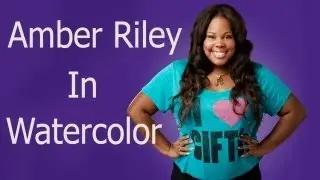 Amber Riley In Watercolor