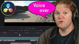 The New Way to Record Voiceovers is DaVinci Resolve 20 (how to talk over your videos)